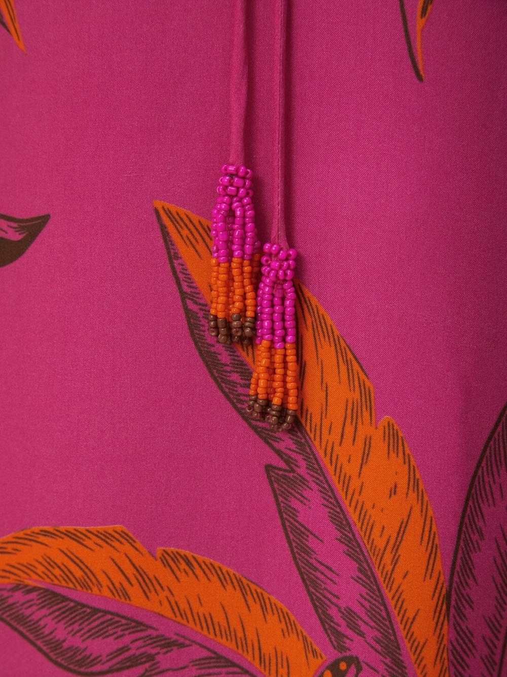 FARM RIO pink beach maxi dress - Picture 4 of 8